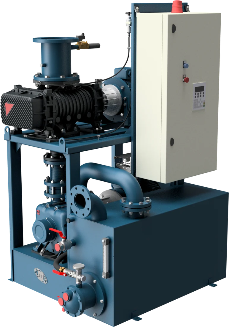 Vacuum system with control panel