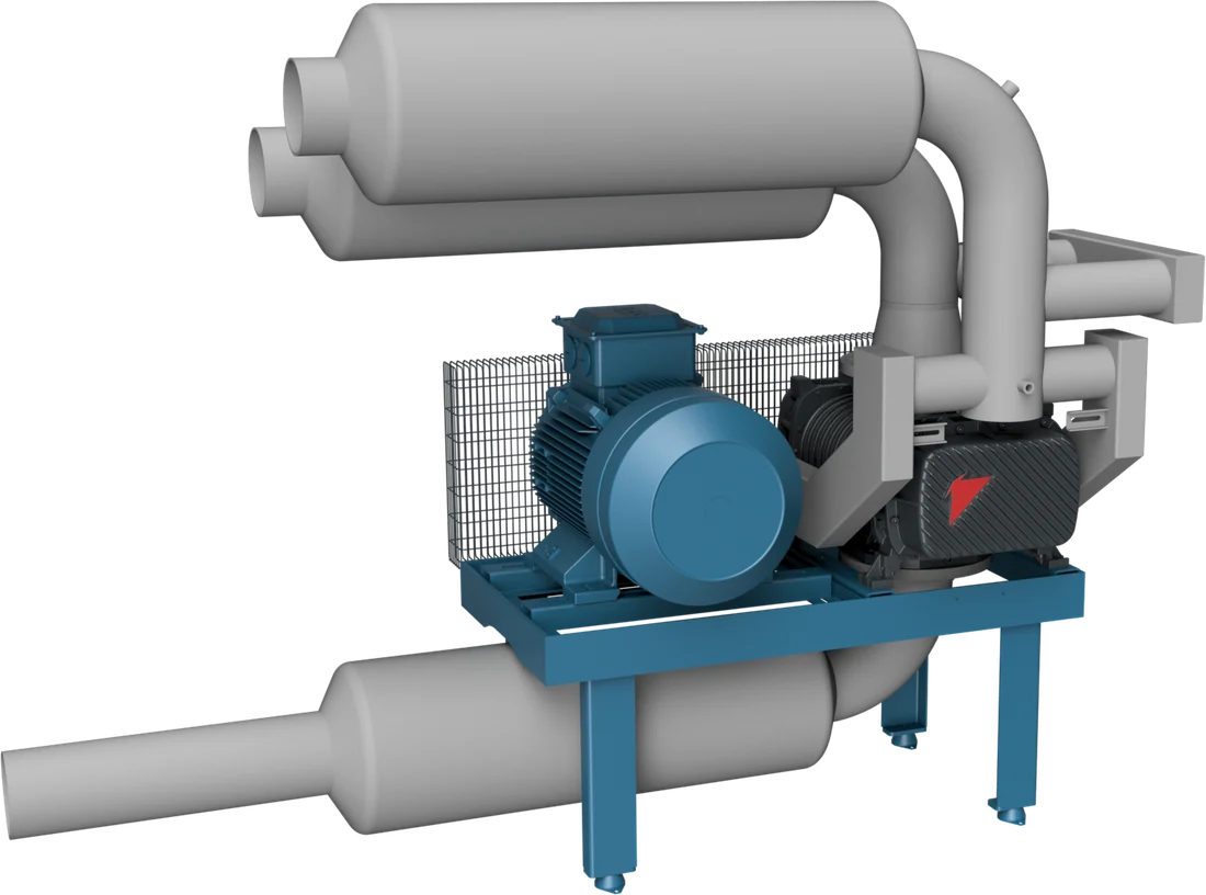 Vacuum pump package
